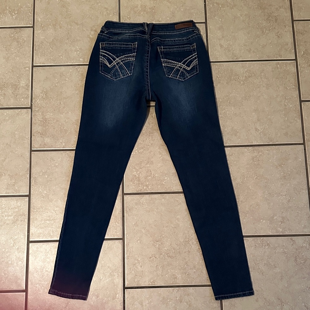 Wildflowers Deep Blue Skinny Jeans